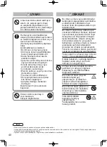 Предварительный просмотр 40 страницы Panasonic S-3650PF3E Operating Instructions Manual