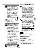 Предварительный просмотр 3 страницы Panasonic S-60PE1R5A Operating Instructions Manual