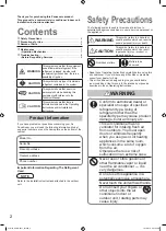 Предварительный просмотр 2 страницы Panasonic S-60PE3R Operating Instructions Manual