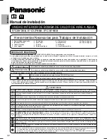 Предварительный просмотр 32 страницы Panasonic S*C09*3E8 Series Installation Manual