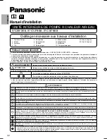 Предварительный просмотр 224 страницы Panasonic S*C09*3E8 Series Installation Manual