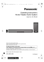 Panasonic S-HTB480 Operating Instructions Manual preview