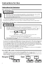 Предварительный просмотр 8 страницы Panasonic S-LINK V User Manual