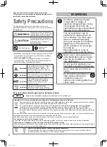 Предварительный просмотр 2 страницы Panasonic S-M20PY3E Operating Instructions Manual