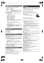 Preview for 12 page of Panasonic S-XH50 Operating Instructions Manual