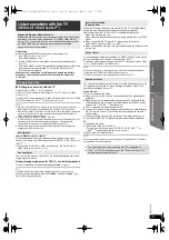 Preview for 15 page of Panasonic S-XH50 Operating Instructions Manual