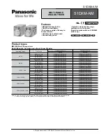 Preview for 1 page of Panasonic S1DXM-M Specifications