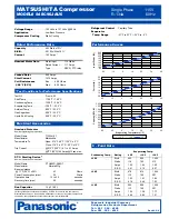 Panasonic S48C90JAU6 Specification Sheet preview