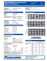 Panasonic S48C90KAU6 Specification Sheet preview