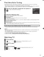 Preview for 13 page of Panasonic S60D series Operating Instructions Manual