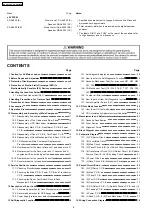 Preview for 2 page of Panasonic SA-AK220E Service Manual