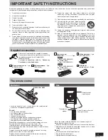 Preview for 3 page of Panasonic SA-AK230 Operating Instructions Manual
