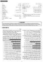 Preview for 2 page of Panasonic SA-AK230GC Service Manual