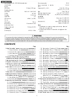 Preview for 2 page of Panasonic SA-AK240P Service Manual