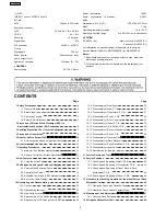 Preview for 2 page of Panasonic SA-AK250 Service Manual