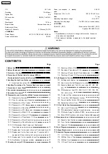 Preview for 2 page of Panasonic SA-AK331GCP Service Manual