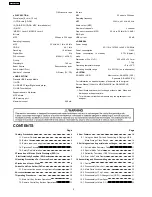 Preview for 2 page of Panasonic SA-AK350GCP Service Manual