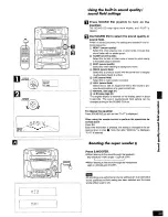 Preview for 25 page of Panasonic SA-AK45 Operating Instructions Manual