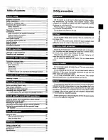 Preview for 3 page of Panasonic SA-AK52 Operating Instructions Manual