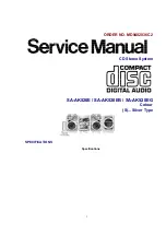 Preview for 1 page of Panasonic SA-AK520E Service Manual