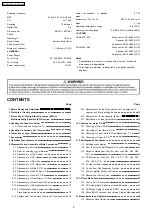 Preview for 2 page of Panasonic SA-AK630GC Service Manual