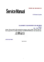 Preview for 1 page of Panasonic SA-AK640E Service Manual