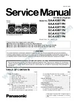 Panasonic SA-AKX57PN Service Manual preview