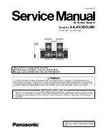 Panasonic SA-AKX95 Service Manual preview