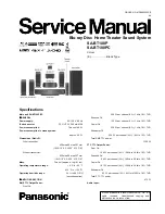 Panasonic SA-BT100P Service Manual предпросмотр