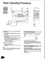 Preview for 20 page of Panasonic SA-CH350 Operating Instructions Manual