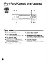 Preview for 10 page of Panasonic SA-CH60 Operating Instructions Manual