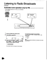 Preview for 20 page of Panasonic SA-CH60 Operating Instructions Manual