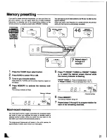 Preview for 21 page of Panasonic SA-CH60 Operating Instructions Manual