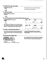 Preview for 37 page of Panasonic SA-CH60 Operating Instructions Manual