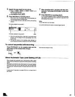 Предварительный просмотр 41 страницы Panasonic SA-CH60 Operating Instructions Manual