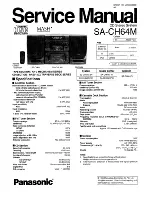 Panasonic SA-CH64M Service Manual preview