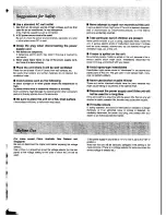 Preview for 5 page of Panasonic SA-CH72 Operating Instructions Manual