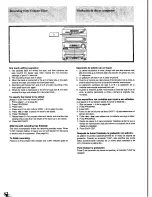 Preview for 53 page of Panasonic SA-CH72 Operating Instructions Manual