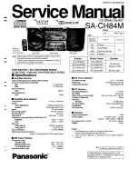 Panasonic SA-CH84M Service Manual preview