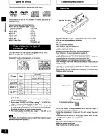 Предварительный просмотр 6 страницы Panasonic SA-DK2 Operating Instructions Manual