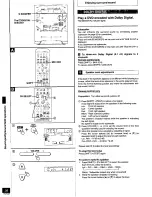 Предварительный просмотр 38 страницы Panasonic SA-DK2 Operating Instructions Manual