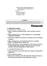 Предварительный просмотр 4 страницы Panasonic SA-DK3 Service Manual