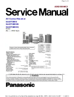 Panasonic SA-DT300E Service Manual preview