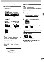 Предварительный просмотр 17 страницы Panasonic SA-DT310 Operating Instructions Manual