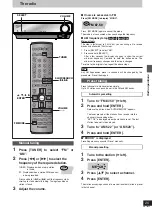 Предварительный просмотр 25 страницы Panasonic SA-DT310 Operating Instructions Manual