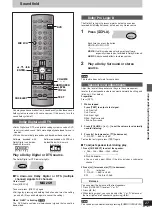 Предварительный просмотр 27 страницы Panasonic SA-DT310 Operating Instructions Manual