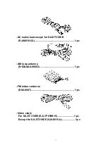 Предварительный просмотр 3 страницы Panasonic SA-DT310 Service Manual