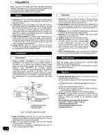 Предварительный просмотр 4 страницы Panasonic SA-DX940 Operating Instructions Manual