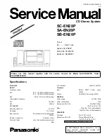 Preview for 1 page of Panasonic SA-EN28P Service Manual