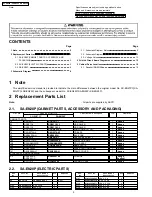 Preview for 2 page of Panasonic SA-EN28P Service Manual